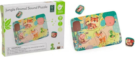 Puzzle Pentru Copii Din Lemn Pegged Classic World