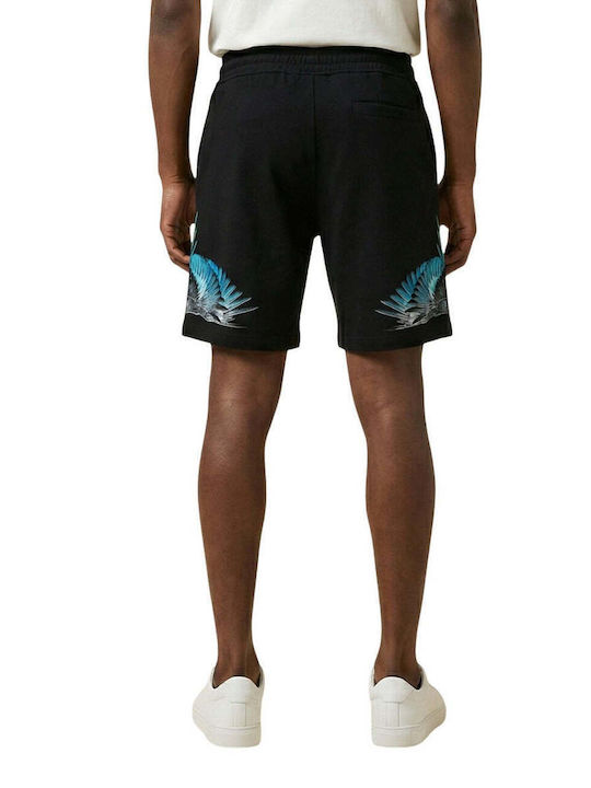 Marcelo Burlon Мъжка Черна Бермуда