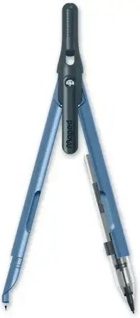 Maped Metal Thin Needle Marking Compass Various Colours 198701