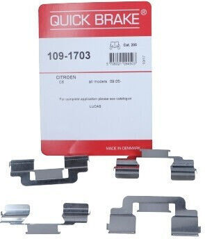 Σετ Τοποθέτησης Τακακιών Φρένων Citroen Πίσω C6 2.2-3.0 Hdi 05