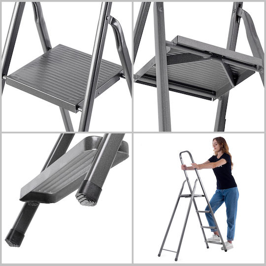 Kadax Scară Aluminiu cu 3 Trepte