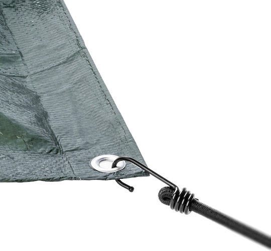 Kadax Pânză Impermeabilă Rotundă 90gr/m² cu Diametru 8m Tip Ușor Verde