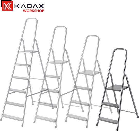 Kadax Scară Aluminiu cu 3 Trepte