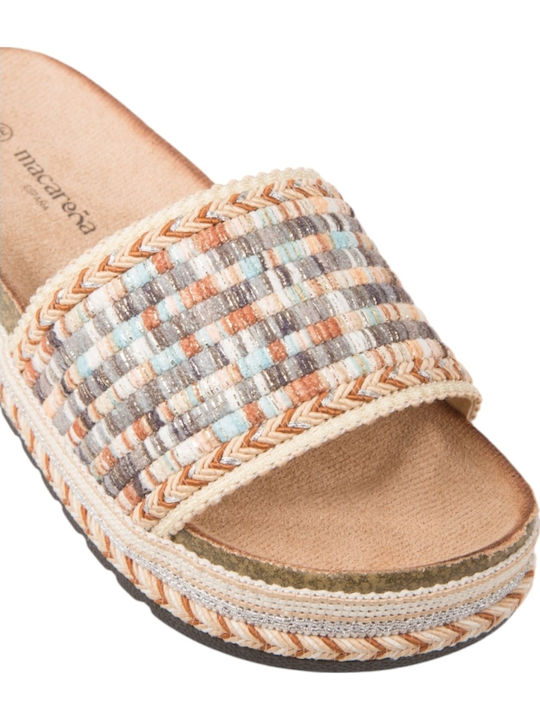 Women's Flat Sandals Beige