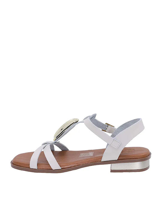 Leather Women's Anatomic White Sandals
