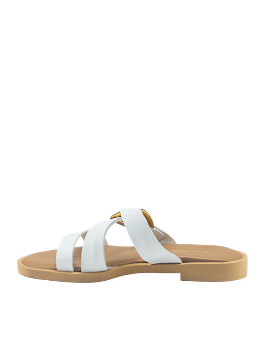 Women's Flat Sandals White