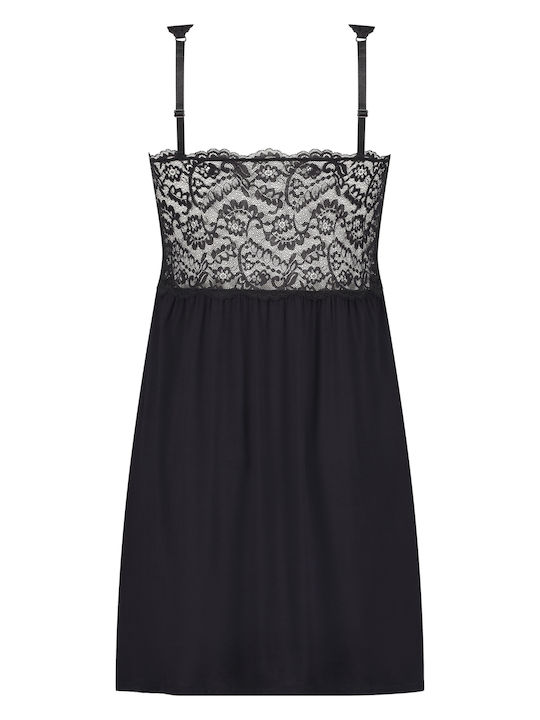 Hunkemöller Summer Women's Black Nightgown Nora