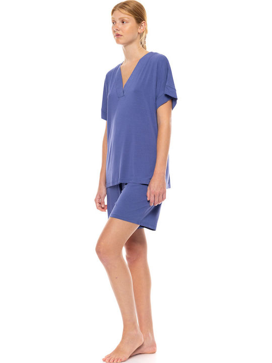 Pink Label Summer Women's Pajama Set White