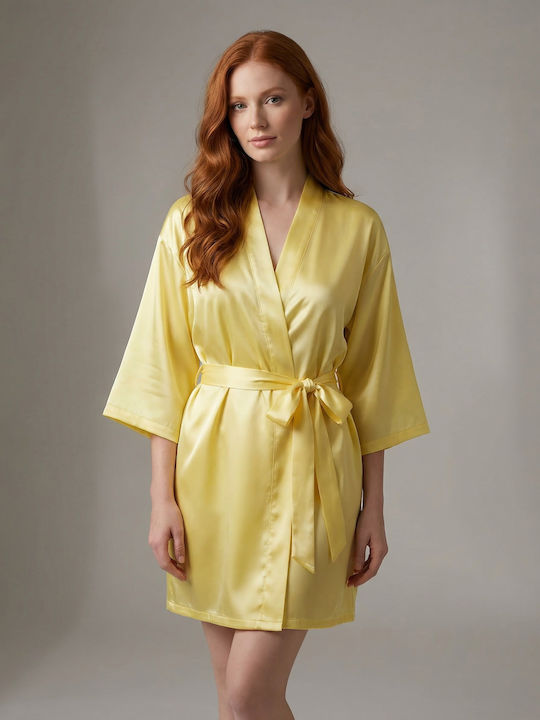 Milena by Paris Summer Women's Pyjama Set Yellow Set4176_5220-Yellow
