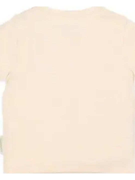 Kids Short-Sleeved Blouse Cream