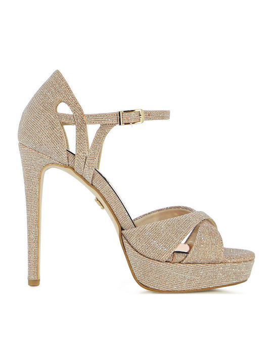 Gold Damen Sandalen