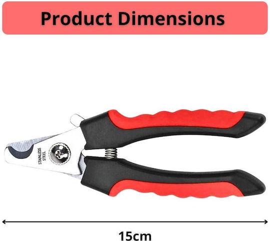 Pet Nail Scissors Red Color
