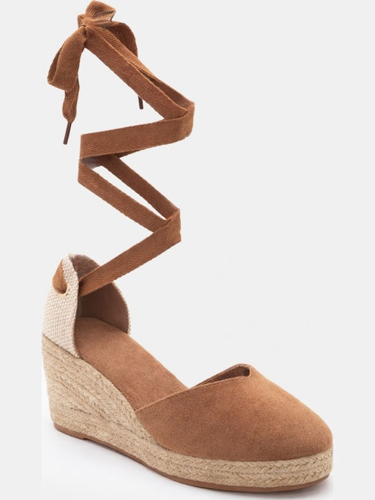 Platforme Dama Tip Espadrile Maro