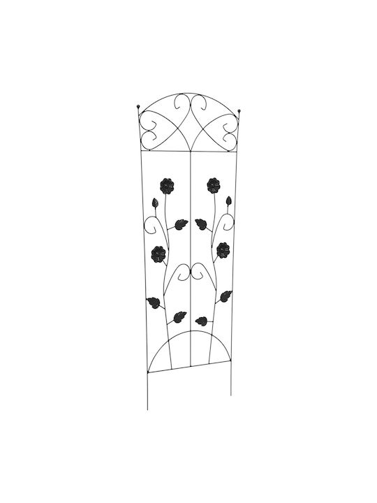 Garden Trellises in Black Colour 112x40cm 3 Pieces