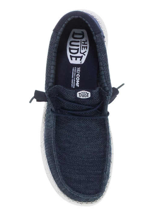 Wally Stretch Sox Herren Mokassins in Blau Farbe