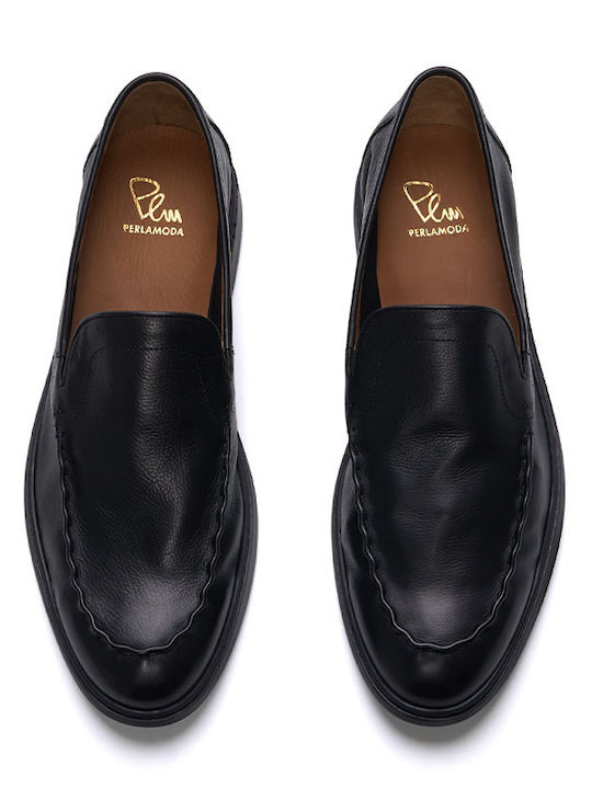 Δερμάτινα Ανδρικά Loafers σε Μαύρο Χρώμα
