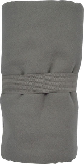 Ankor Πετσέτα Microfiber Σώματος 200gr/m² Γκρι 160x85εκ.