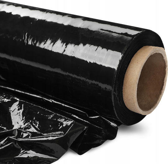 Stretch Film Strong Black 2.5kg Xl Well Covering Black Large 6pcs