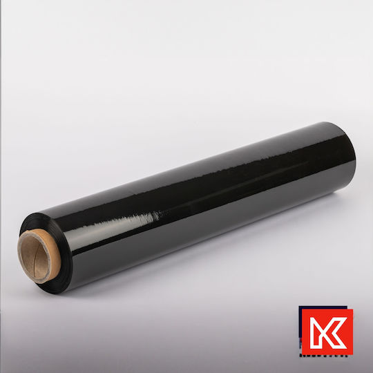 Stretch Film Xl Stretch Black Black 2.5kg Strong Opaque Roll Large 4 Pcs