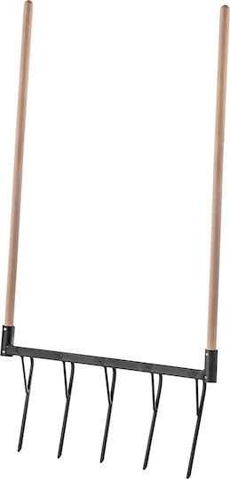Cultivator De Mână Pentru Sol Slăbitor 77cm Metal Puternic Mâner 145cm