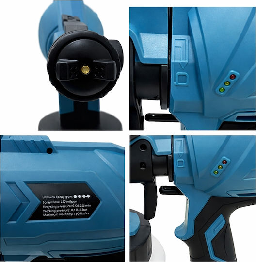 Pistol de Vopsit Electric 48V cu Recipient 1l