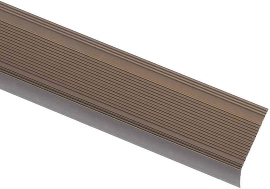 Profile Steps Shape G 5 Pcs Brown 90 Cm Aluminium Brown 146739