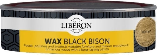 Liberon Wax Black Bison Wax Dark Oak Satin 150ml