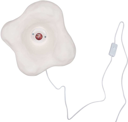 Klikareto Wall Lamp White 44x15x42cm