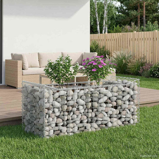 vidaXL Gartenzaunbedarf Draht aus Stahl 50x100x60cm Silbern