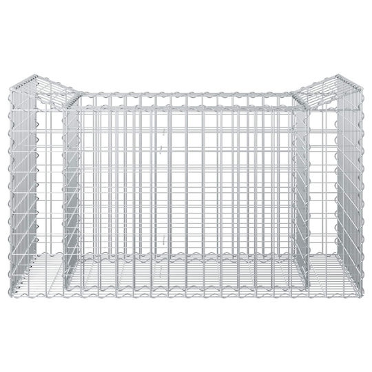 vidaXL Gartenzaunbedarf Draht aus Stahl 50x100x60cm Silbern