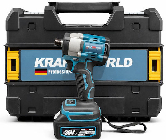 Kraft World TOOLS-SL-E006B Brushless Impact Wrench Battery 36V 2x8Ah