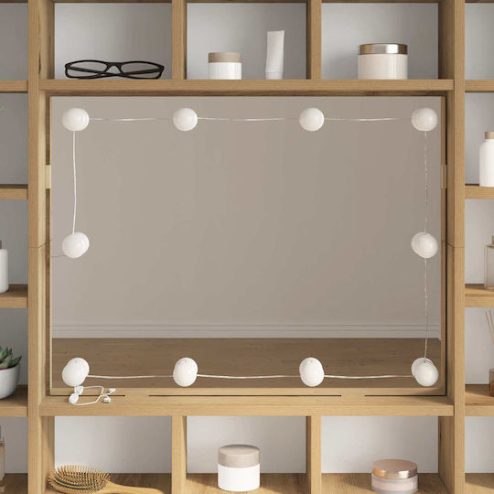 vidaXL USB Vanity Mirror LED Light L4.5xW4.5xH4.8cm