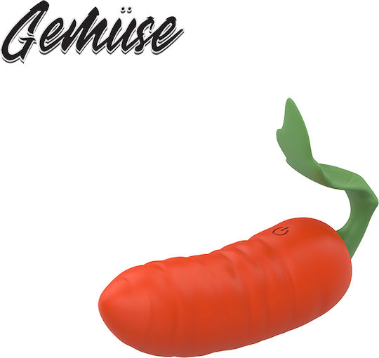 Gemüse Mini Vibrator Cu Control De La Distanță Portocaliu