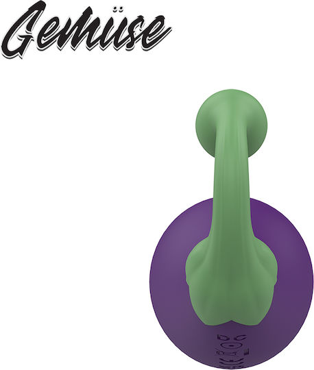 Gemüse Mini Вибратор с Дистанционно Управление Лилав