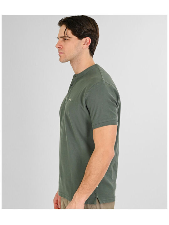 Short Sleeve Khaki Blouse