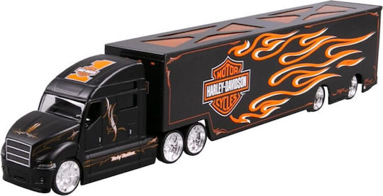 Maisto Custom Haulers Harley Davidson Trailer Truck 1/64