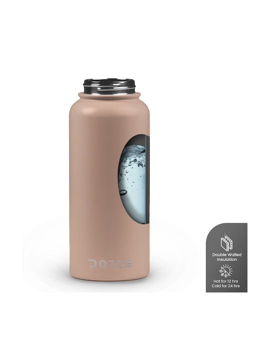 Dozze Αθλητικό Παγούρι Ανοξείδωτο 945ml Πορτοκαλί