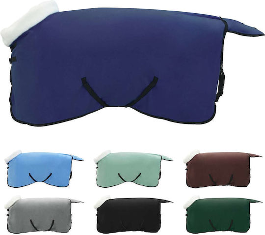 Vidaxl Ham Pentru Cal Albastru Închis 85 Cm Polar Fleece