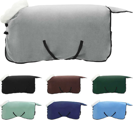 Vidaxl Ham Pentru Cal Verde Închis 85 Cm Polar Fleece