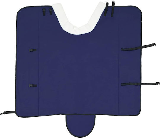 Horse Saddle Dark Blue 135 Cm Polar Fleece Navy Blue 42013393
