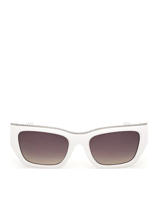 Guess Ochelari De Soare Pentru Femei Cu Culoare Full Face Albă Și Culoare Gri Degrade GU00293 21B