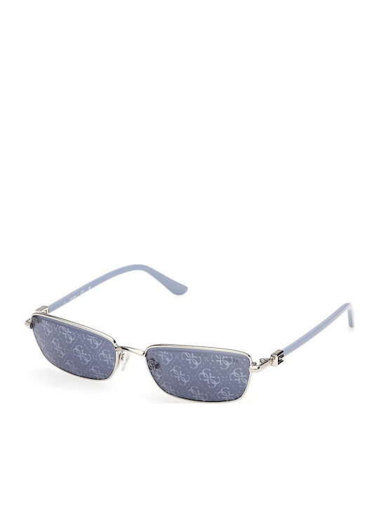 Guess Guess Damen Sonnenbrille mit Silbernem Rahmen und Silbernem Spiegelglas GU00290 10X