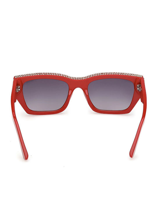 Guess Ochelari De Soare Pentru Femei Cu Culoarea Full Face Roșie Tortoise Și Culoare Gri Degrade GU00293 66B