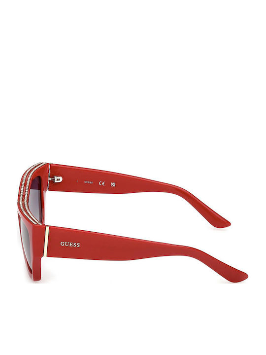 Guess Ochelari De Soare Pentru Femei Cu Culoarea Full Face Roșie Tortoise Și Culoare Gri Degrade GU00293 66B