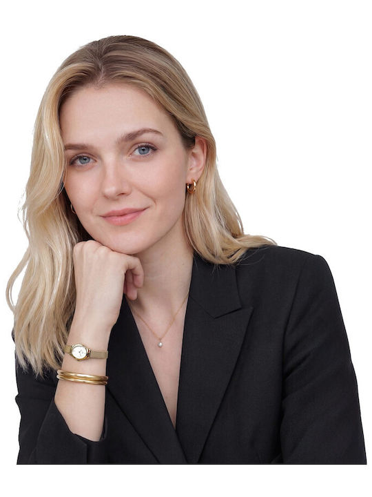 Daniel Wellington Ρολόι Μπαταρίας με Μεταλλικό Μπρασελέ Daniel Wellington Ρολόι Μπαταρίας με Μεταλλικό Μπρασελέ