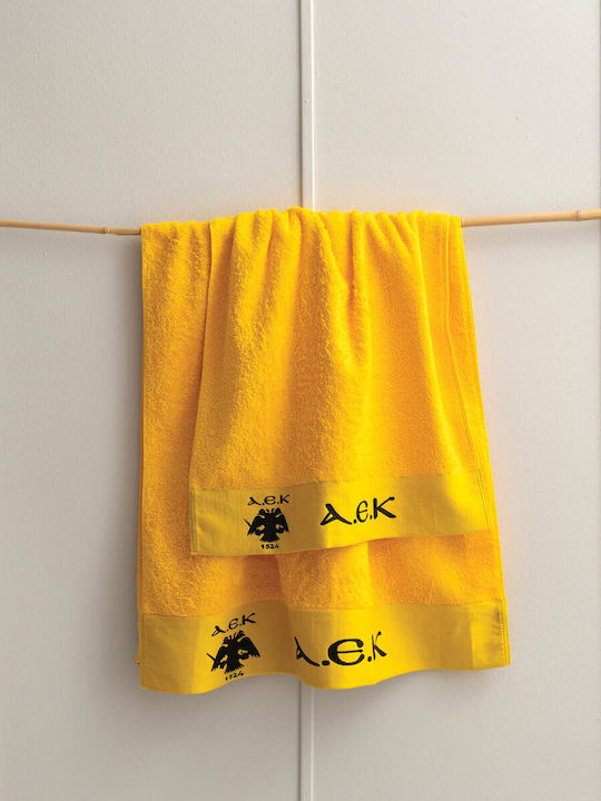 Palamaiki Bath Towel AEK 1924 70x140cm Yellow Weight 500gr/m²