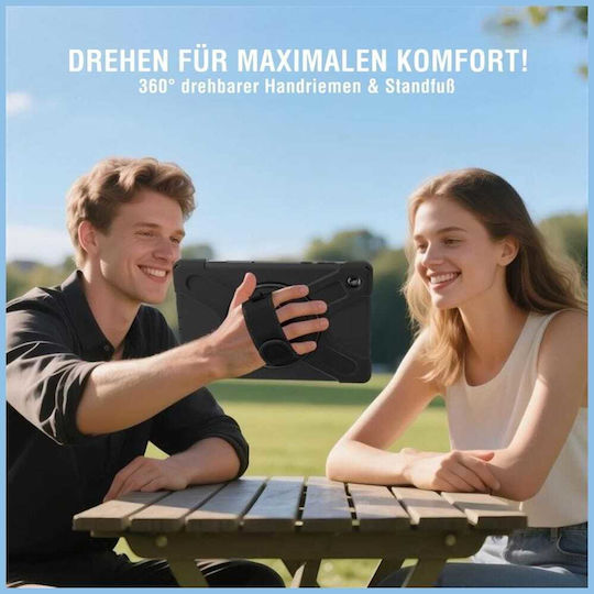4Smarts Flip Cover Ανθεκτική Μαύρη (Samsung Galaxy Tab A11)