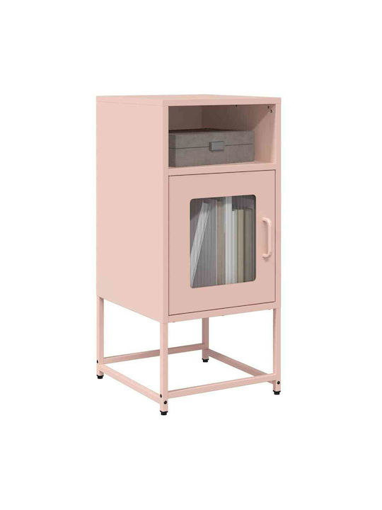 Nachttisch Metall Rosa 36x39x78cm
