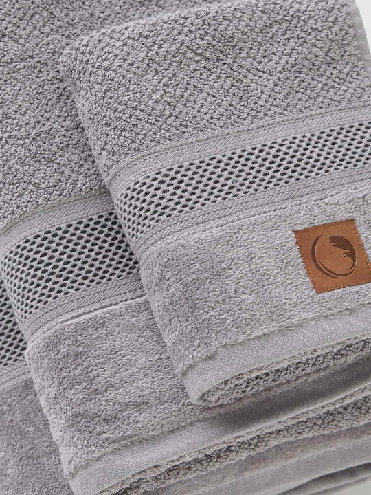 Borea Facecloth Lava 50x90cm Grey Weight 550gr/m²