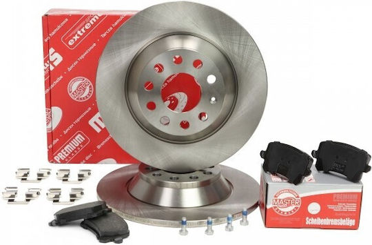 Set Plăcuțe De Frână Și Discuri De Frână Auto Partea Din Spate Audi A6 A6 Avant 4f0 615 601 E